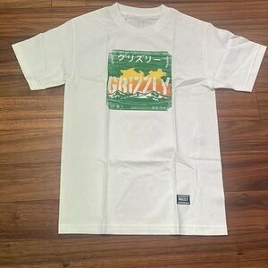 Grizzly mens graphic t shirt mountains outdoor adventure skater‎ shirt
